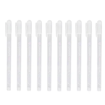 

10 pcs White Highlight Liner Hand-painted Stationery Supplies Marking Pen Markers for Painting Drawing Painters Students