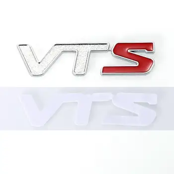 

Silver Red Metal 3D VTS Emblem Badge Decal Sticker For Citroen C2 C3 C4 C5 Saxo Xsara VTR Sport Car Styling Covers Decoration