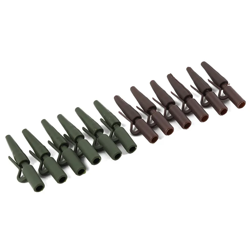 

50Pcs/Set Carp Fishing Rig Safety Sleeves Lead Clips Slide Rigs Coarse Carp Fish Tackle Accessories Fishing Buffer Bead Sleeves