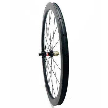 

700c carbon road wheel rear wheel 142x12 disc road bike wheel 50x27mm Asymmetry tubeless 830g carbon disc wheels