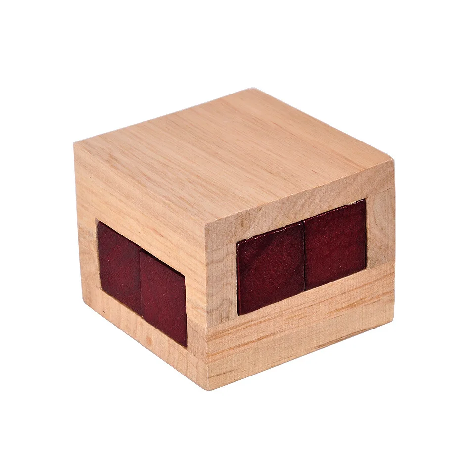

Children's wooden educational toy Luban Kongming lock box decryption game, large insider decryption challenge adult game gift