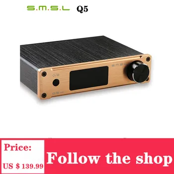 

SMSL Q5 Power Amplifier PRO 2x50W 192KHZ/24Bit Pure Digital USB/COAXILAL/OPTIC