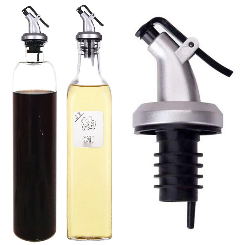 Olive Oil Sprayer Drip Wine Pourers Liquor Dispenser Leak-proof Nozzle ABS Lock Sauce Boat Bottle Stopper Kitchen Bar BBQ Tool | Дом и сад