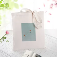 Холщовая Сумка Для Покупок Сумка-тоут текст DIY ежедневное использование Изобразительное искусство пользовательский принт Логотип эко многоразовая утилизация