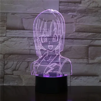 

Qilongzhu Puma 3d Nightlight Creative Usb Battery Dual-purpose Colorful Decorative Lamp Anime Girl's Table Illusion Acrylic Lamp