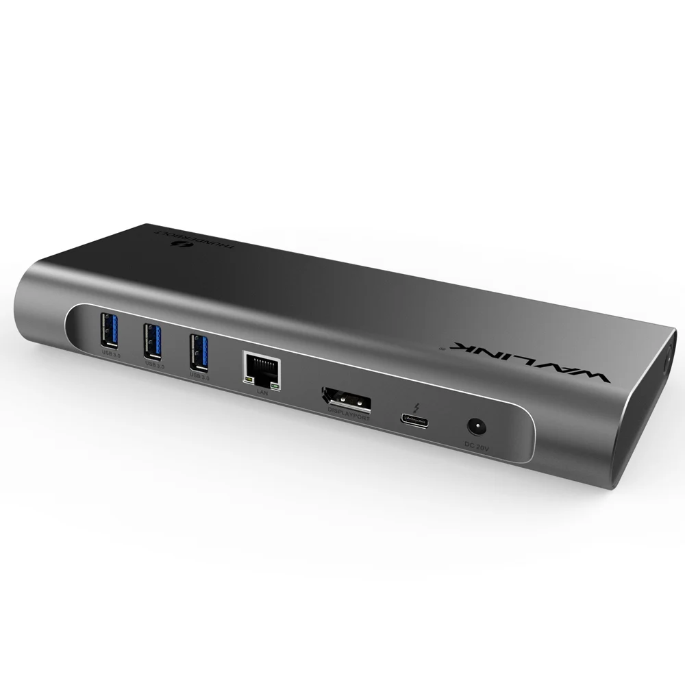Док станция Thunderbolt 3 4K с дисплеем USB C порт передачи питания гигабитный Ethernet для