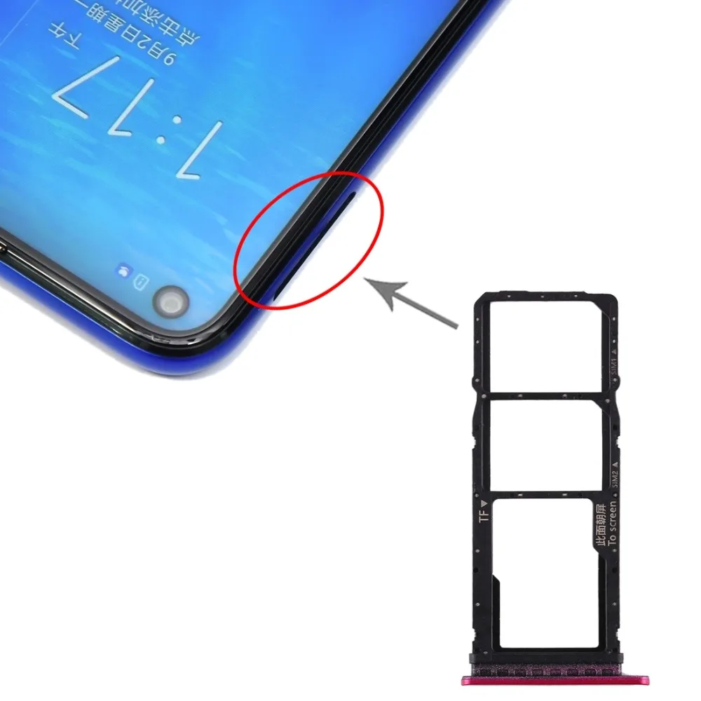 IPartsBuy лоток для sim-карт+ лоток для карт памяти Micro SD для huawei Honor Play 3