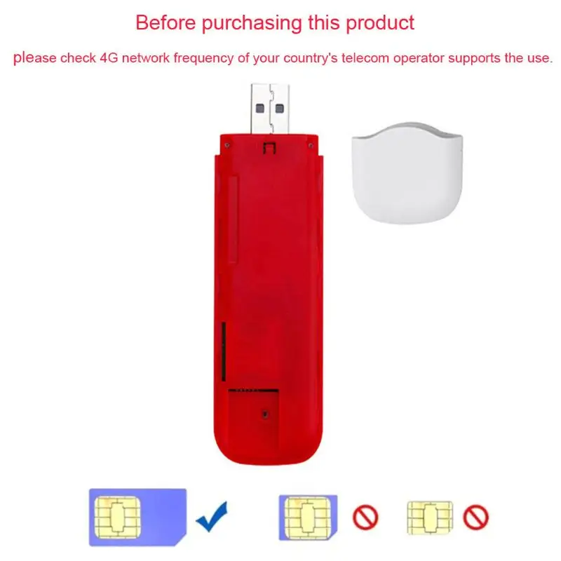  Unlocked 3G WCDMA 4G FDD LTE USB Modem Router Network Adapter 100Mbps USB Dongle