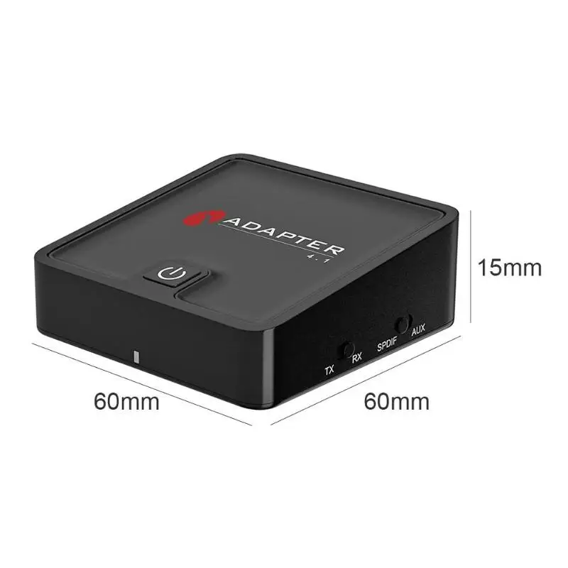 Черный BTI-039 Bluetooth 5,0 аудио передатчик приемник CSR8670 aptX LL музыкальный адаптер подходит для ТВ и телефона и т. д. лучший выбор - Цвет: Черный