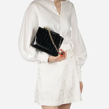 

Fashion Stone Pattern Women Handbags Chain Women's Shoulder Bags Luxury Designer Pu Leather Women Handbags Ladies Hand Bags 2019