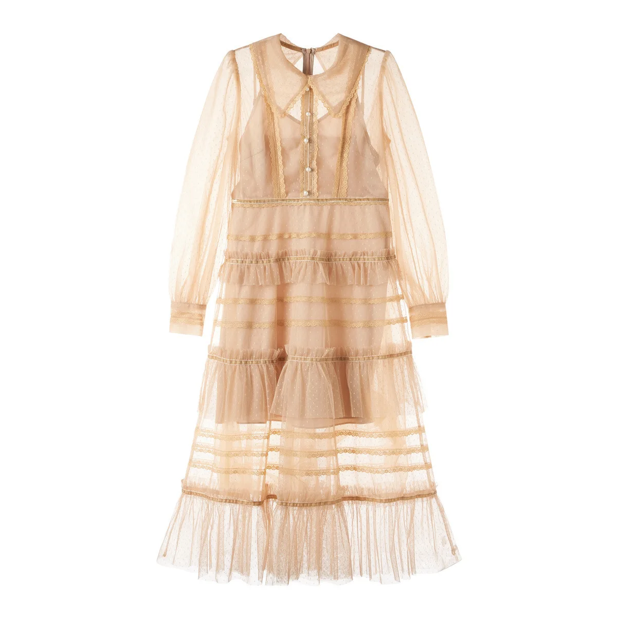 

2020 Spring WOMEN'S Dress New Style Fashion Gauze Cake Dress Tutu A1faa1110