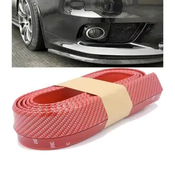 

Roll Car Front Bumpers Door Side Protector Scratch-Resistant Rubber Automobile Bar Decoration Of Anti-Collision Strip Carbon