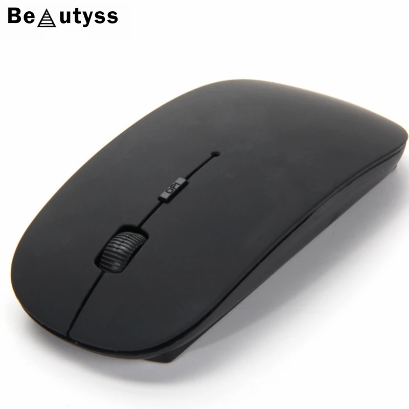 Beautyss игровая оптическая мышь 2 4G беспроводная модная ультратонкая компьютерная с