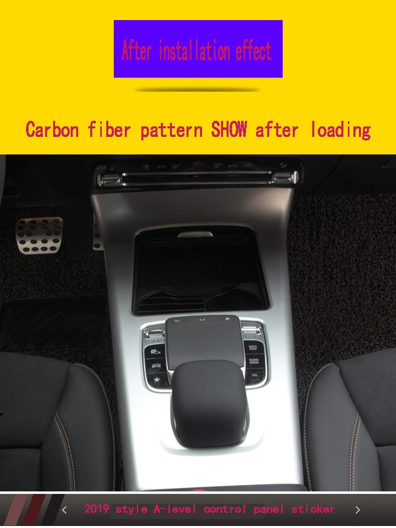 Для Mercedes-Benz GLA CLA200 220A класс A200L A180L Центральная панель управления наклейки Кондиционер Выход модификация