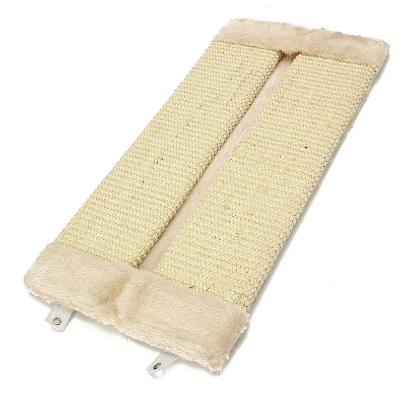 2 цвета кошка царапины доска питомец котенок настенный угловой коврик-Когтеточка пост дерево скребок сизаль конопли Котенок Плюшевые игрушки для питомцев 49X23 см