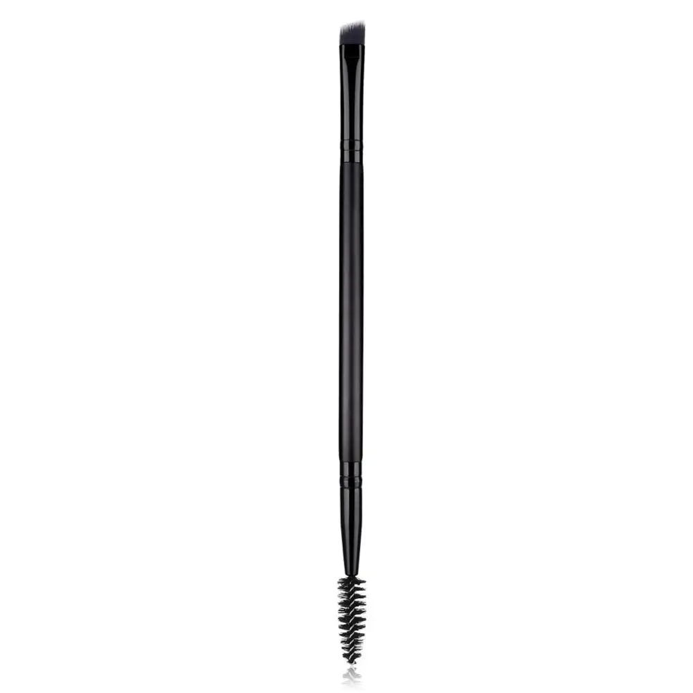 

Double-end Eye Makeup Brush Eyebrow Brush Eyelash Brush Soft Nylon Bristles Wooden Handle Eye Cosmetic Brush#