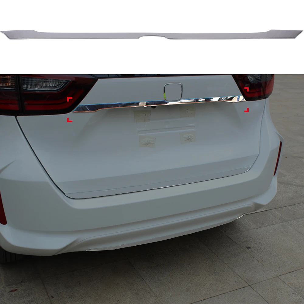 1 шт. глянцевая крышка багажника из нержавеющей стали для Honda Fit Jazz GR 2020 2021 |
