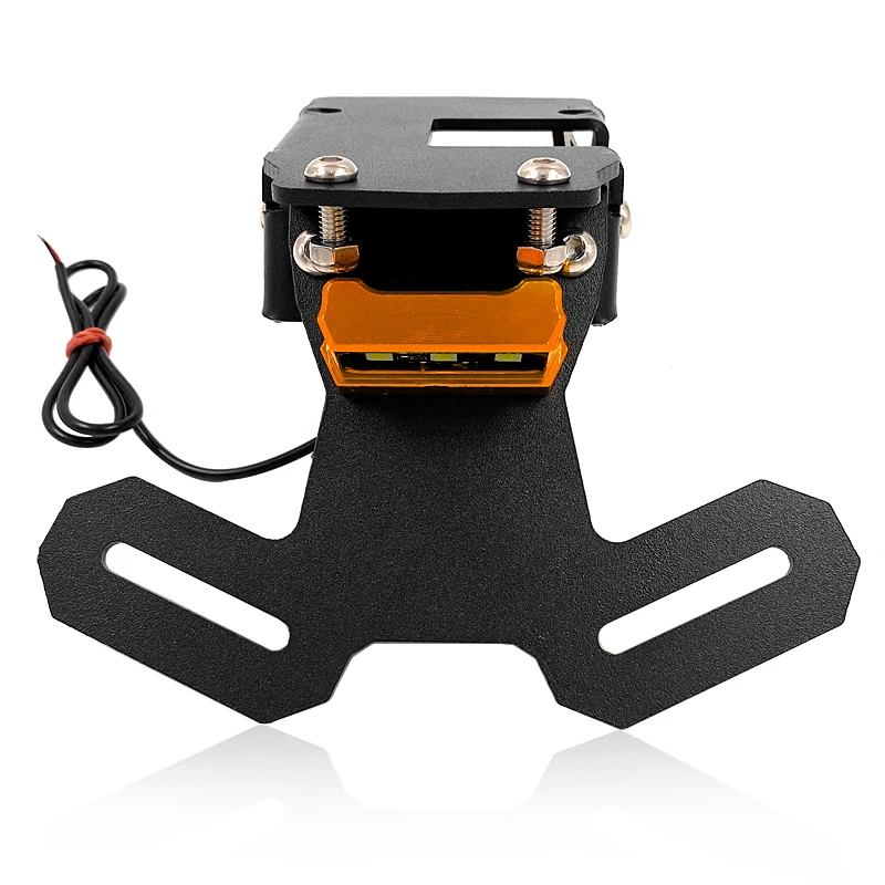 Motorcycle Tail Tidy Fender Eliminator Registration License Plate Holderframe LED Light For KAWASAKI Z900 2017 Z 900 (13)