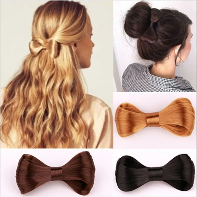 

1 pc Fashion Cheering Barrettes Kids Bowknots Solid Ribbon Hair Clip Bows Girls Women Hairpins Accessories False Hair Extension