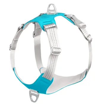 

Portable Wear Resistant Dog Harness Reflective Stripe Explosion Proof Walking Pet Vest Adjustbale Running Quick Release Outdoor