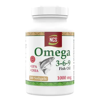 

NCS Omega 3-6-9 Fish Oil 1000mg Softgel 200