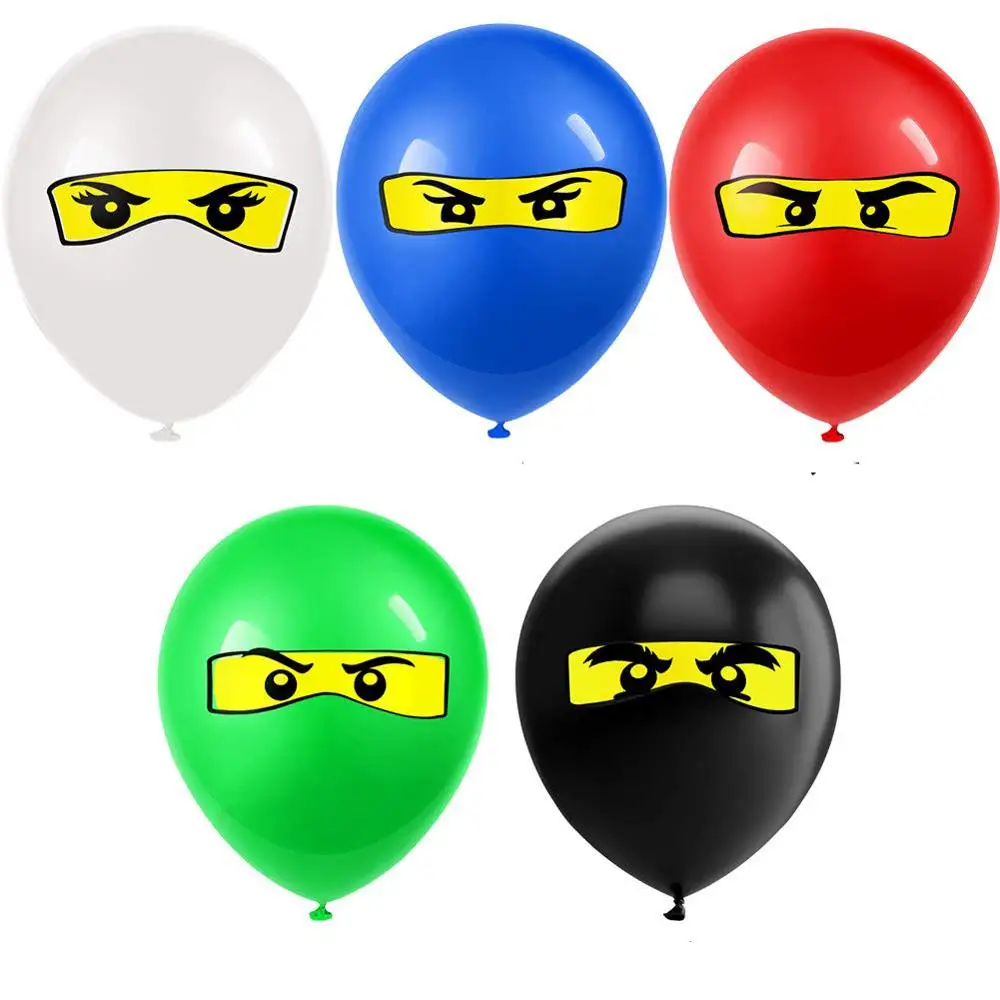 10 шт 12 дюймов для мальчиков Дети Ninjago тематическая вечеринка на день рождения