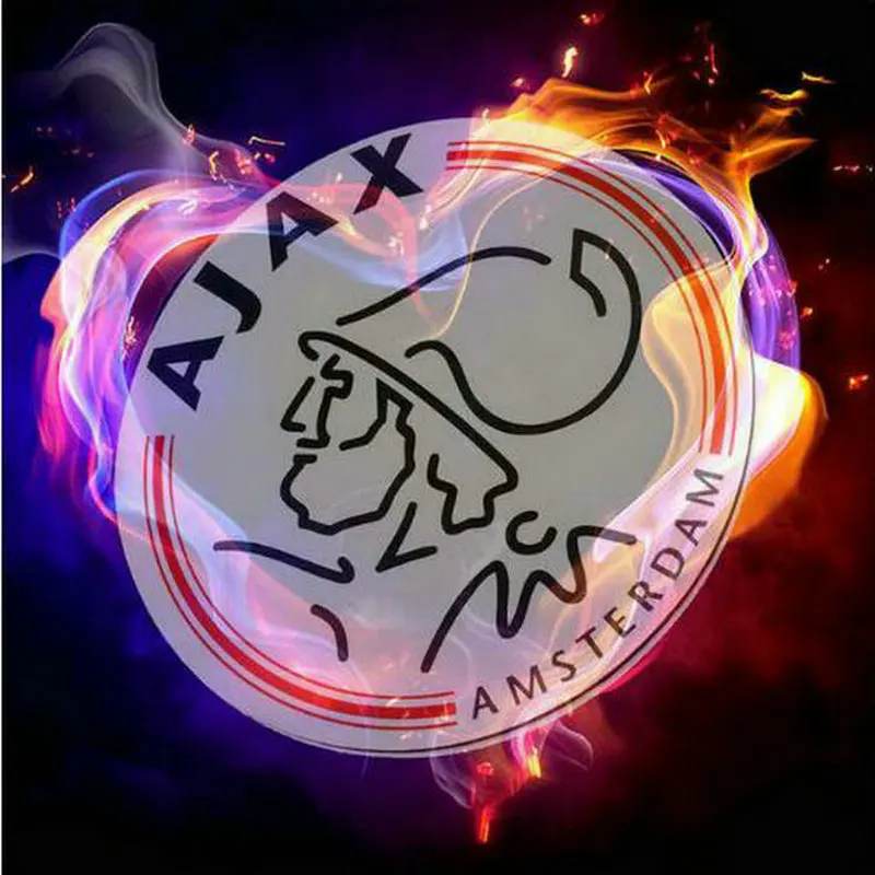 Новое поступление алмазная живопись ajax символ футбола огненная икона полностью
