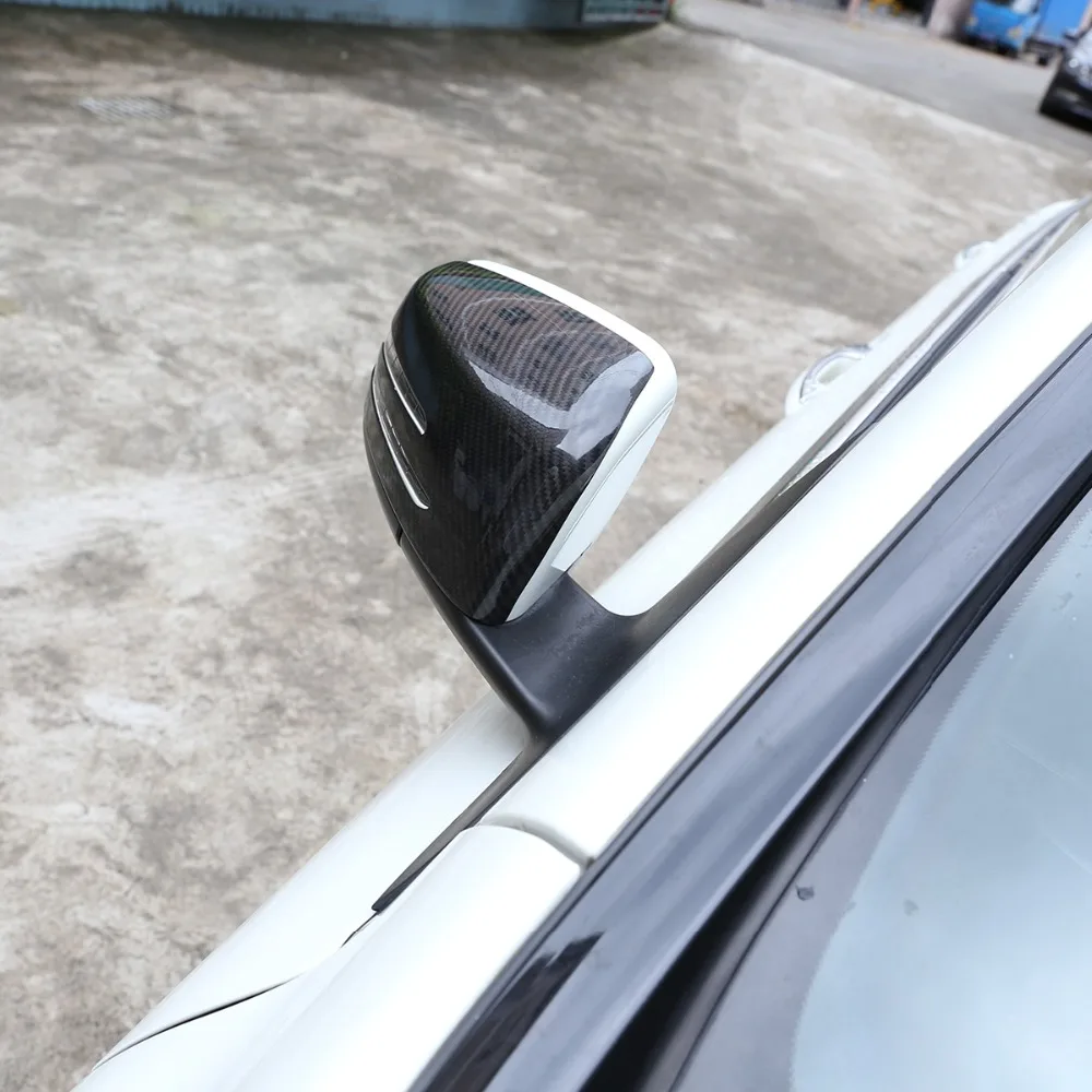 Настоящее углеродное волокно для Mercedes Benz W204 A W176 E W212 E W207 GLA X156 CLA W117 CLS W218 боковое зеркало заднего вида крышка наклейки