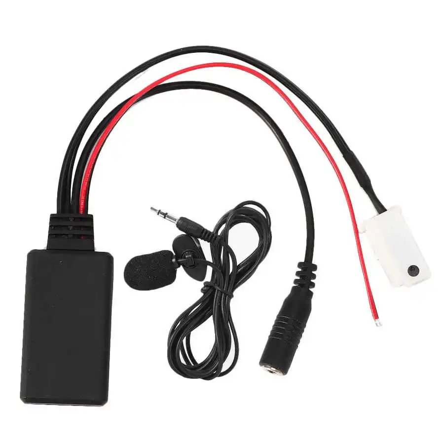 12-контактный автомобильный Bluetooth аудио MP3 AUX приемник кабель адаптер с микрофоном