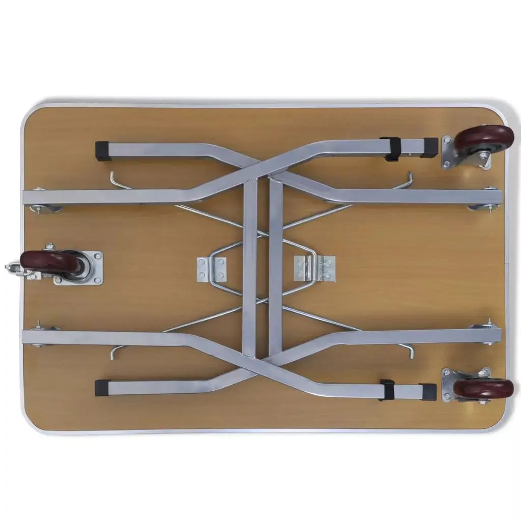 Portable Dog Grooming Table with Castors Black Foldable Moveable With 1 adjustable grooming Noose MDF with rubber surface