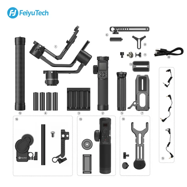 FeiyuTech AK4500 3-х позиционный ручной карданный Стабилизатор камеры DSLR комплект для Sony Canon Nikon 4,6 кг грузоподъемность с пультом дистанционного управления следите за Fcous - Комплект: Kit
