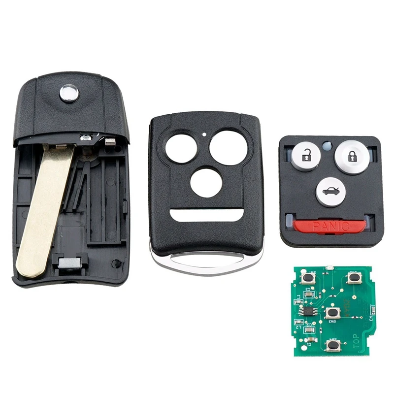 

Car Smart Remote Key 3+1 Buttons Car Key Fob Fit for Acura TSX 2009-2014 313.8MHZ MLBHLIK-1T+46 Chip
