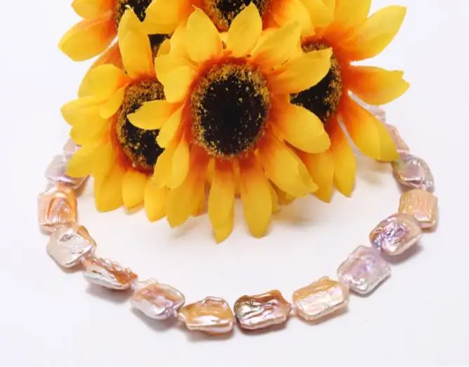 Лаванда барокко пресноводный культивированный жемчуг Ожерелье вечерние украшения для свадьбы для женщин подарок AA 19 дюймов