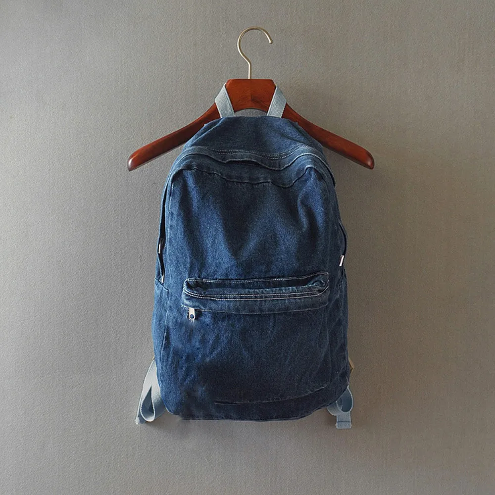 Рюкзак в женских повседневных рюкзаках унисекс джинсовые сумки для путешествий школьная сумка, рюкзак Повседневный Ретро мочилы mujer # YL5