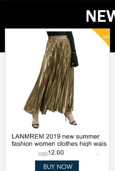 LANMREM летняя новая модная Темпераментная Женская свободная повседневная длинная рубашка в полоску с неровной строчкой TC210
