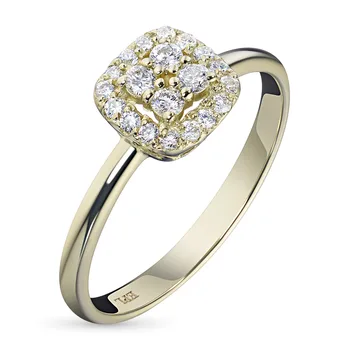 

Yellow gold ring with diamonds e0301kts04193800