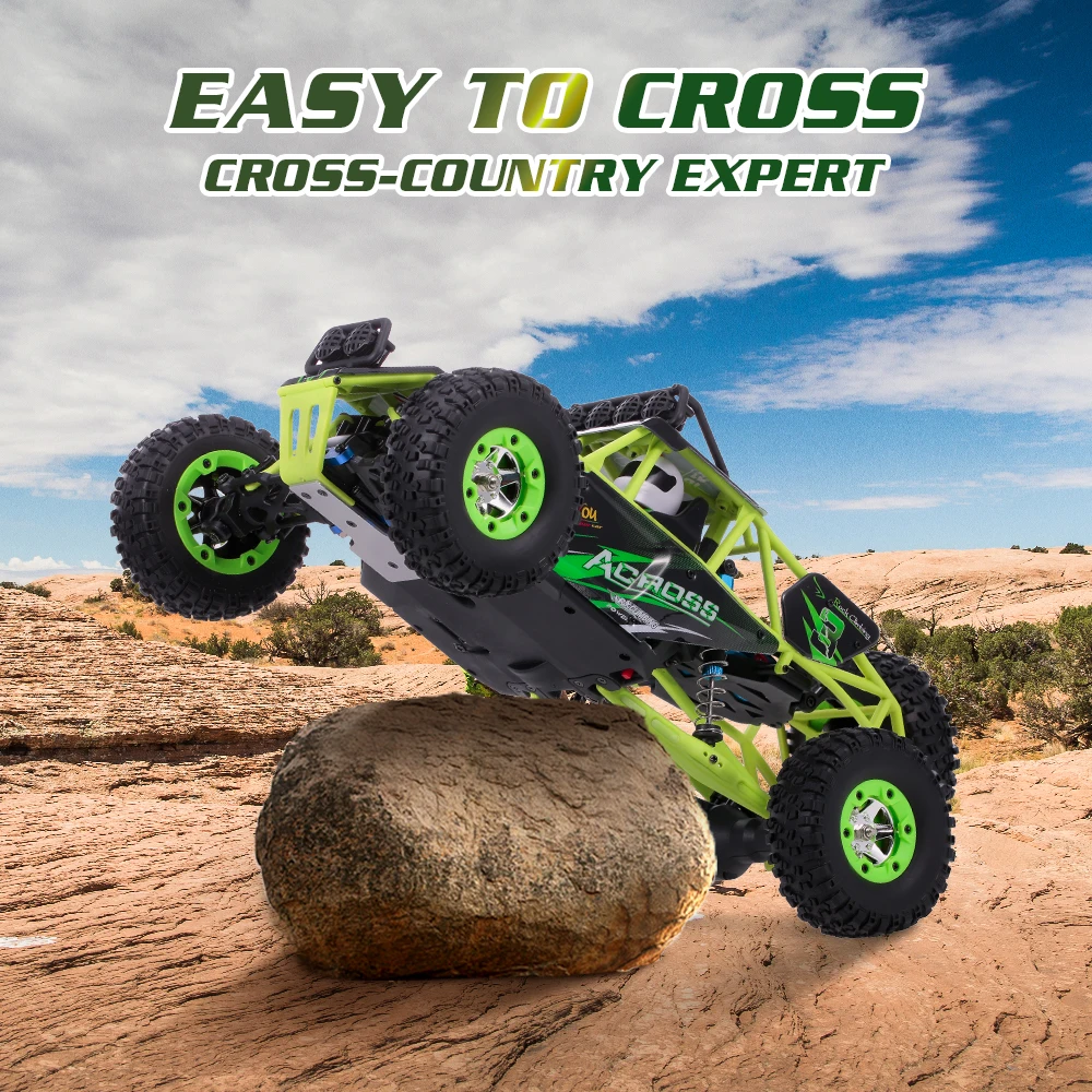 WlToys 12428 D7 1/12 RC автомобиль 2 4 г 4WD Buggy Crawler автомобиля 540 двигателя 50 км/ч Высокая