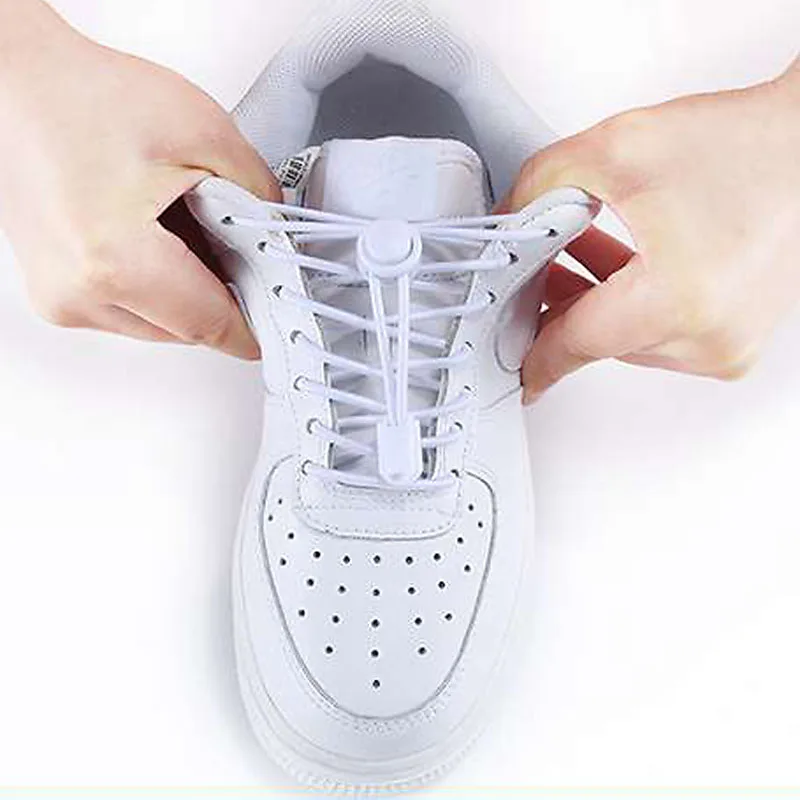 Ботинки на шнурках Cordones Redondos шнурки без завязок ленивые туфли кружевные Cordones Zapatillas Deportivas Stringhe Elastiche Per Scarpe