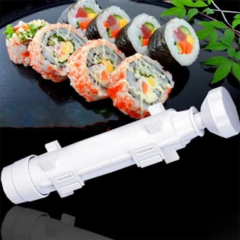 

TTLIFE Roller Sushi Roll Mold Kitchen Tools Gadgets Sushi Maker Bazooka Rice Meat Vegetables DIY Making Kitchen Sushi Tools