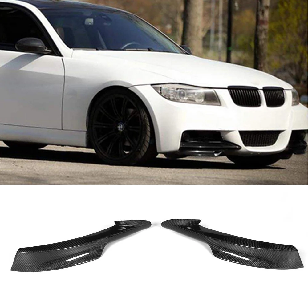 Для BMW 3 серии E90 M tech Sport передний бампер разветвители щитки Winglets 2006 2008 2009 2012 LCI