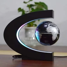3d estéreo levitação magnética globo mapa do mundo flutuante luz led criatividade escritório presentes negócios escola equipamentos de ensino