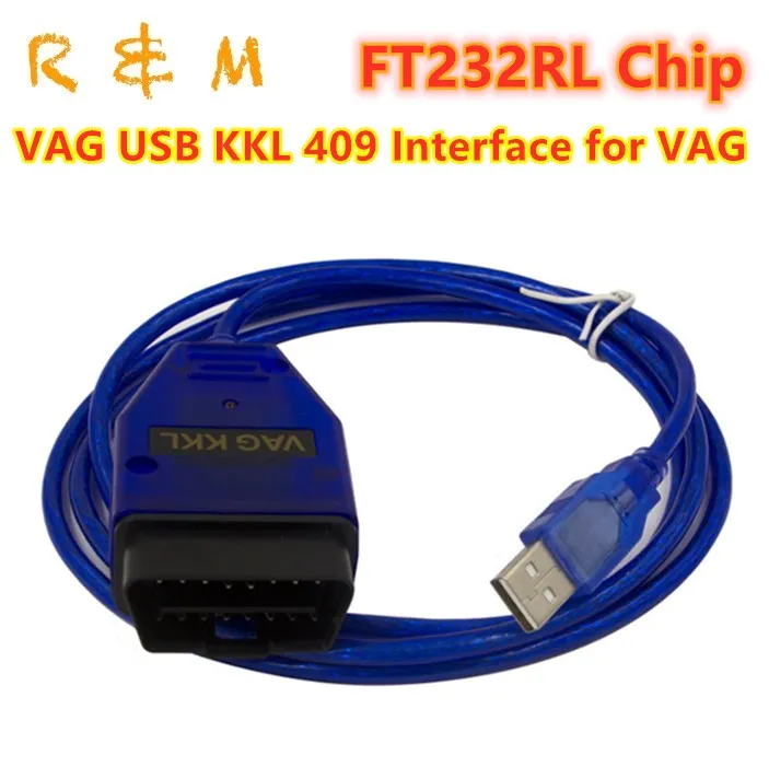 Кабель ForVag com kkl 409 1 кабель для Автосканера с FTDI автомобильный диагностический
