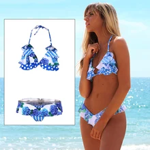 Купальная одежда, комплект бикини для девочек и женщин, купальный костюм из полиэстера с разрезом, пляжная одежда, купальные костюмы, сексуальный дышащий Регулируемый купальник, эластичный