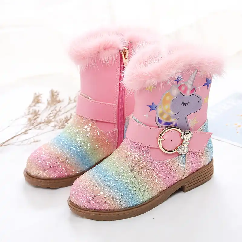 unicorn snow boots
