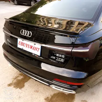 

High Quality ABS Plastic Primer Exterior Car Tail Trunk Boot Wing Decoration Rear Spoiler For New Audi A6 A6L 2019 2020
