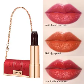 

1pc Year of the Rat 3 Color Lipstick Diamond Section Lipstick Moisturizing Lip Long Lasting Makeup Cosmetic Tools TSLM1