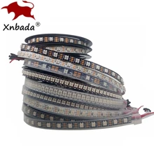 Led-Strip Addressable WS2812 Smart Rgb Waterproof Individually Black/white DC5V PCB 1m