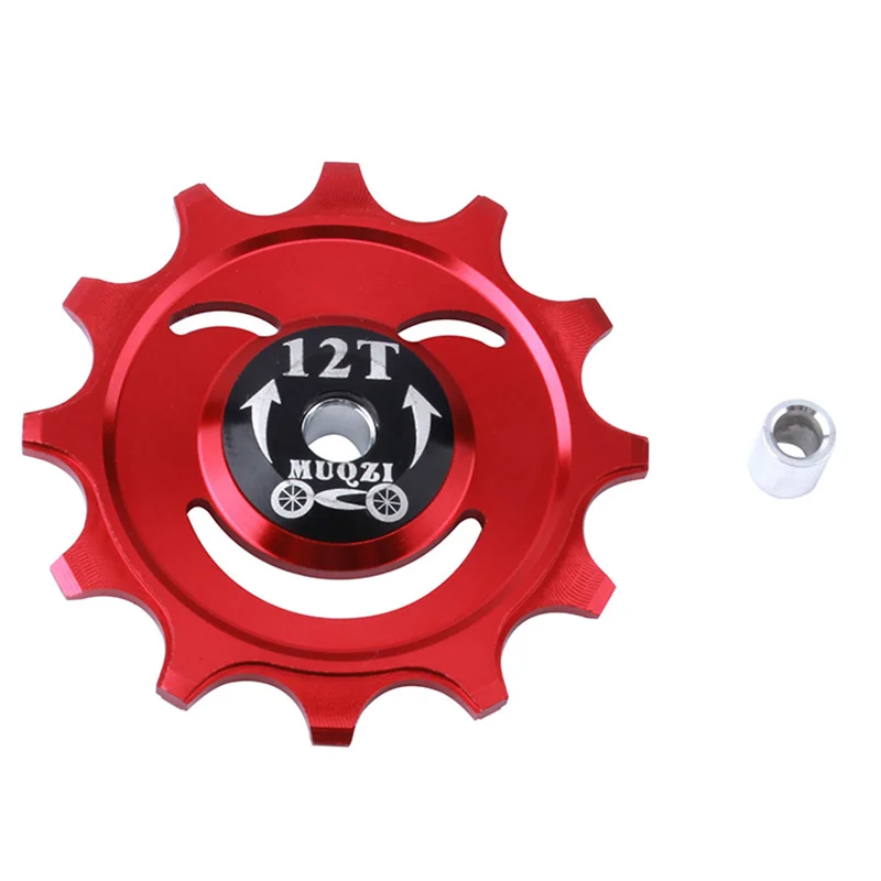 

New Muqzi Mountain Bike Mtb Road Guide Wheel Positive And Negative Teeth Aluminum Alloy Dial Later Guide Wheel Palin Bearing
