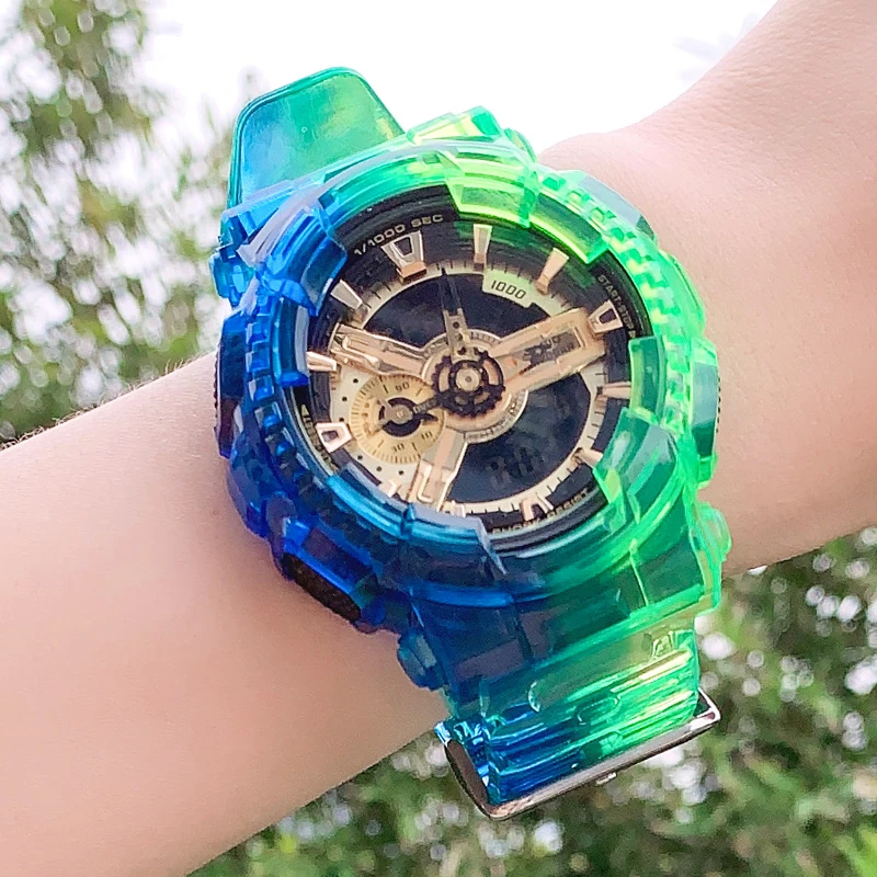 Sport Waterproof Rubber Strap for Casio g shock GA100 GA110 GD120 100  GSL100 Watch Band Case Bezel Frame Accessories with Tools|Smart  Accessories| - AliExpress