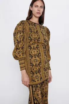 

2020 Spring Summer New Grand Prix Jacquard zaraing women Dress sheining vadiming female Dress vintage sexy plus size BGB9887